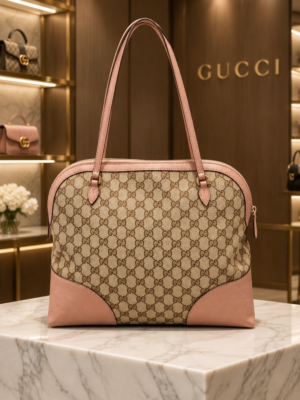 Gucci GG Canvas Bree Medium